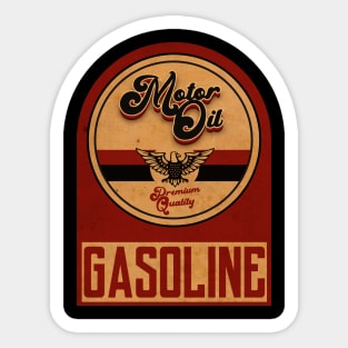 Motor Oil Vintage Sign Sticker